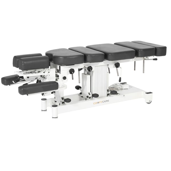 Civière électrique Lym Plus : Sept sections avec chutes pour la chiropratique