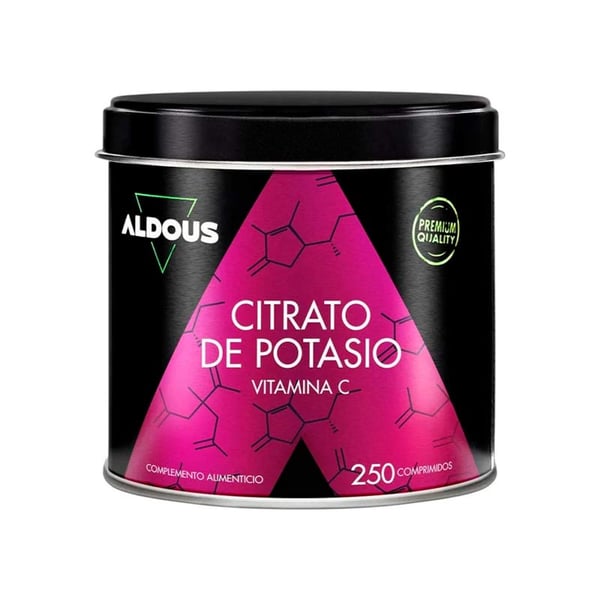 Citrate de potassium avec vitamine C Aldous (250 comprimés)