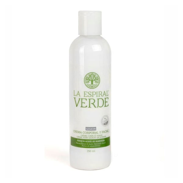 Algues visage et crème pour le corps de citron. Spirale vert 250 ml