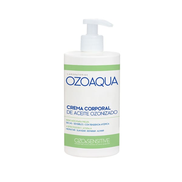 Crème corporelle à l'huile ozonée Ozo Sensitive : pour peaux sensibles 500 ml