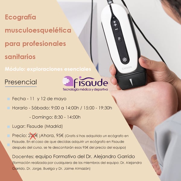 ÉCHOGRAPHIE MUSCULOSQUELETTIQUE POUR PROFESSIONNELS DE LA SANTÉ : EXAMENS ESSENTIELS - EN PERSONNE - 11 ET 12 MAI 2024