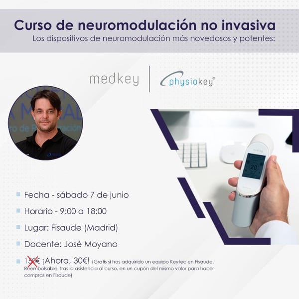 COURS DE NEUROMODULATION AVEC MEDKEY ET PHYSIOKEY - EN PERSONNE - 06-07-2025