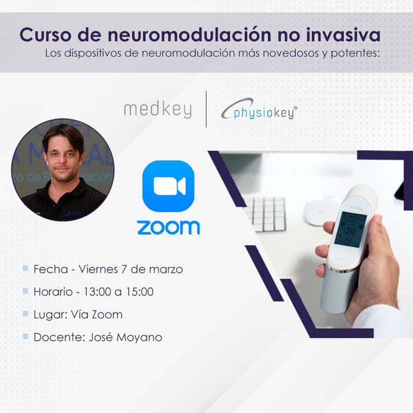 COURS DE NEUROMODULATION AVEC MEDKEY ET PHYSIOKEY - VIA ZOOM - GRATUIT - 7 MARS 2025