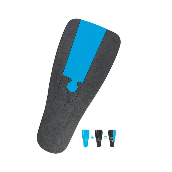 Semelle puzzle DARCO Medicalsur : idéale pour soulager la pression après des opérations de l'avant-pied et du médio-pied (tailles homme et femme)