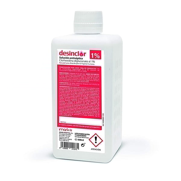 Desinclor - Solution de Chlorhexidine 1% 500 ml