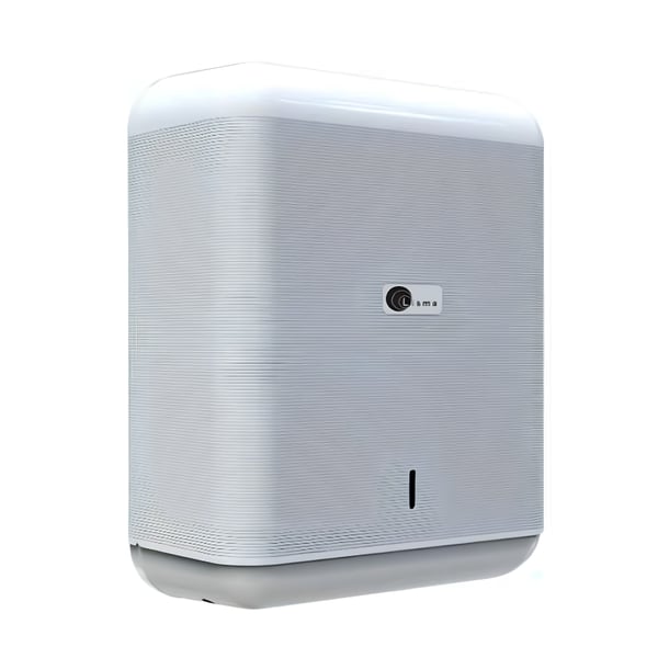 Distributeur de serviettes en ABS écologique blanc