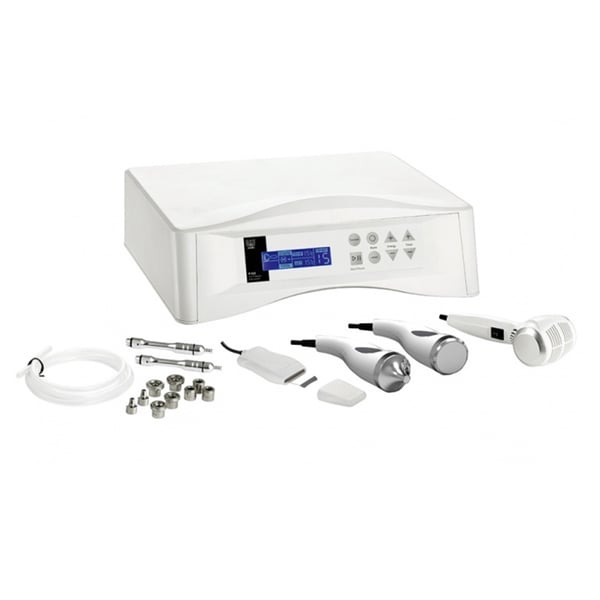 MultiEquipement avec quatre fonctions : Microdermabrasion + Ultrasons + Marteau Froid et Chaleur + Peeling Ultrasonique