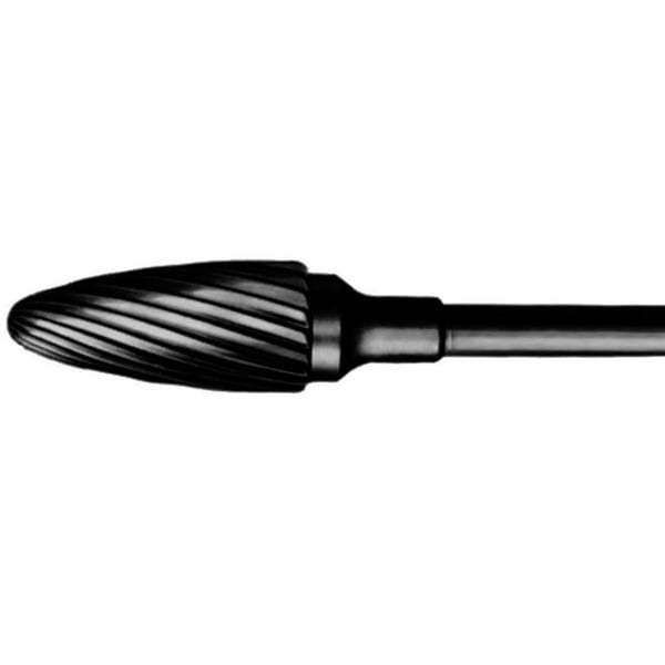 Fraise en carbure de tungstène 1548 : abrasion moyenne-fine. Idéal pour finir de rendre les ongles rugueux