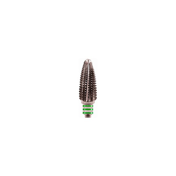 Fraise en carbure de tungstène HFL 251QSCN : Haute Abrasion. Idéal pour un ponçage des ongles fort et agressif