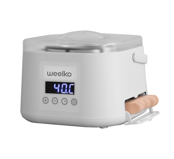 Chauffe-cire à affichage numérique EPILSPAT : avec réglage de la température de 35 à 125 °C et capacité de 500 ml