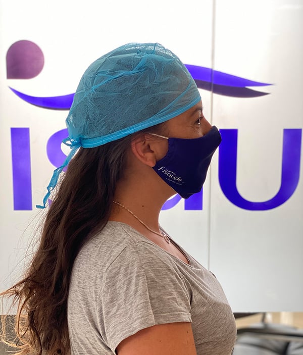 Chapeaux en papier chirurgien avec rubans 100 unités