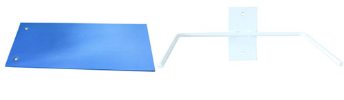 Kit- 10 tapis aérobiques avec ?illets et support mural