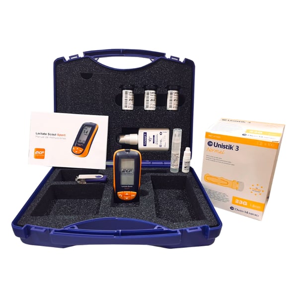 Kit de terrain Lactate Scout SPORT. La mesure en extérieur est beaucoup plus rapide, sûre et complète.