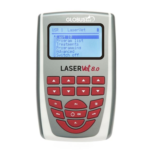 Thérapie laser vétérinaire LaserVet 8.0 : idéale pour la régénération des tissus, le traitement post-traumatique et anti-inflammatoire et la réduction de la douleur