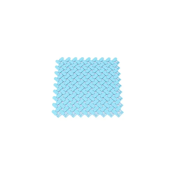 Carreau sol piscine avec surface perforée pour drainage d'humidité (25x25 cm)