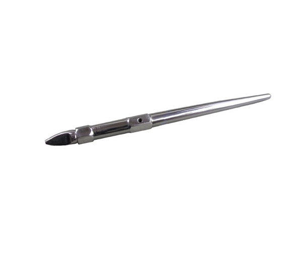 Manche de gouge interchangeable à tête triangulaire