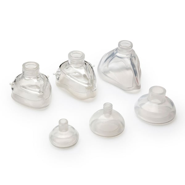 Masques en silicone UNIVEN pour insufflateur manuel Ambu en silicone stérilisable (tailles 2, 3 et 4)