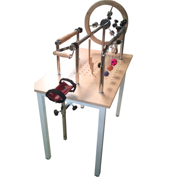 Tableau pour exercices des mains et tendons peints