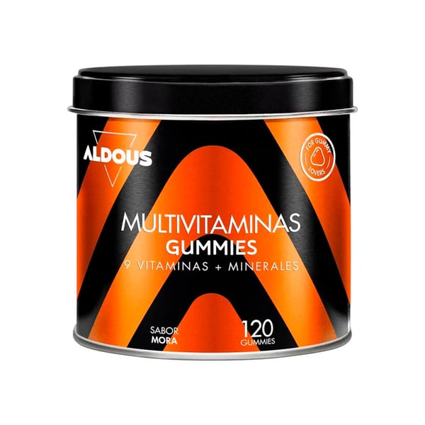 Gommes multivitaminées Aldous (120 gommes)