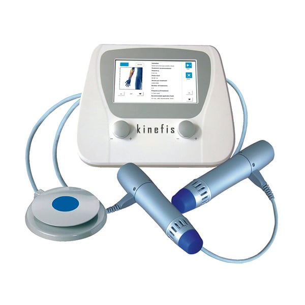 Ondes de choc radiales Kinefis Plus : Portable, avec accélérateur électromagnétique et pédale mains libres. Valise de transport cadeau - OCCASION