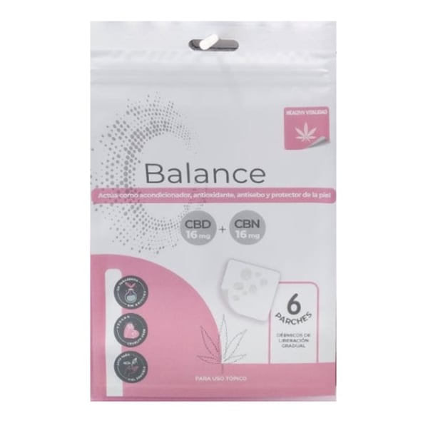 Patch transdermique CBD + CBN Menstrual Healthy Vitality® Balance pour femmes 32 mg : Soulagement naturel des douleurs menstruelles avec une libération prolongée de 24 h (6 unités)