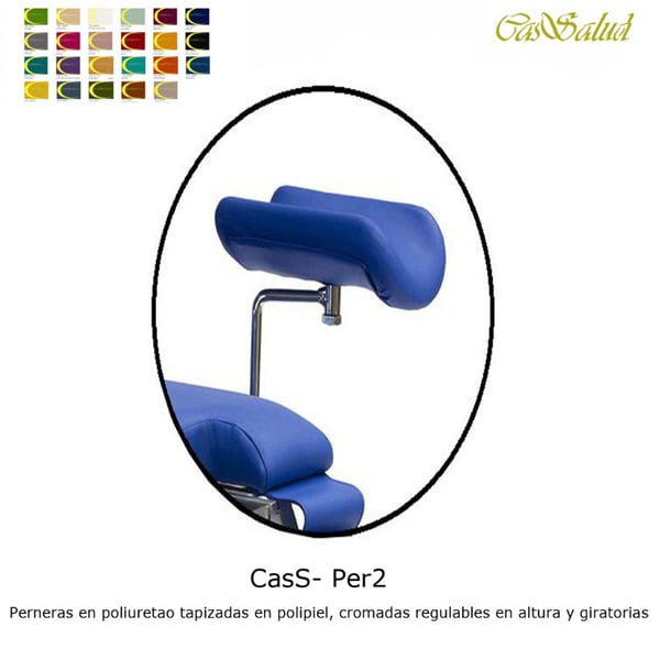 Supports de jambes pour table d'examen électrique gynécologique à 2 sections CassE-301R