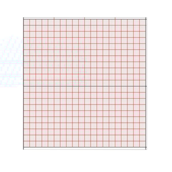 Rouleau de papier pour électrocardiographes millimétriques (112X25X12)