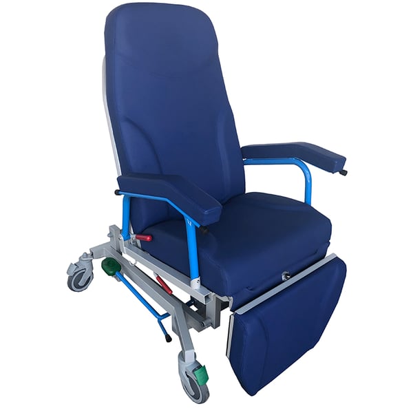 Fauteuil patient multifonctionnel Tritón : Gériatrie, domicile, urgence, transport, roulant et élévateur