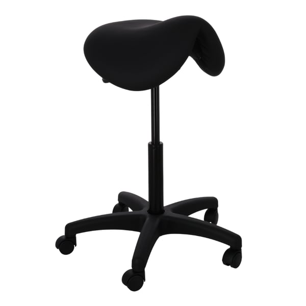 Tabouret bas économique Kinefis: type poney ou selle d'une hauteur de 44 à 57 cm (différentes couleurs disponibles)