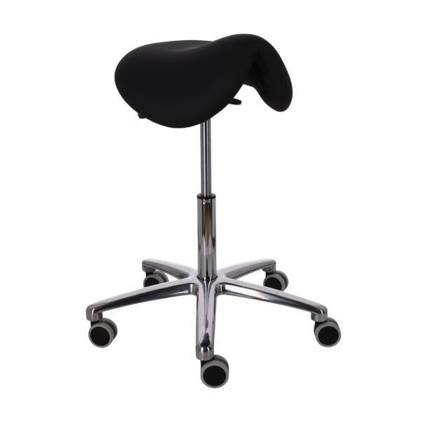 Tabouret bas Kinefis Elite : type poney ou selle, hauteur 51 à 64 cm (différentes couleurs disponibles)