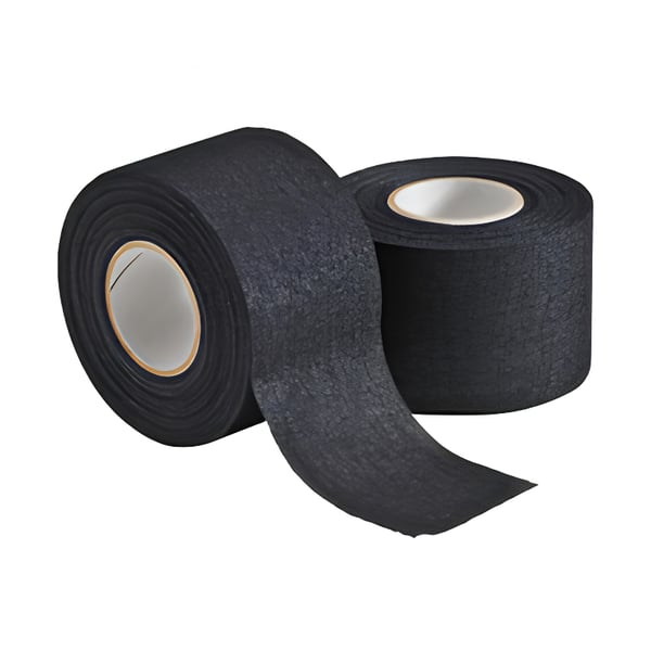 Bande adhésive inélastique Mueller MTape® (noire) pour bandage fonctionnel - Dimensions : 3,8 cm x 9,1 m