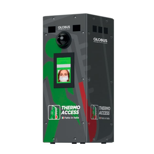 Contrôle d'accès Thermo Access Desk avec détecteur de température corporelle: taille compacte et poids réduit