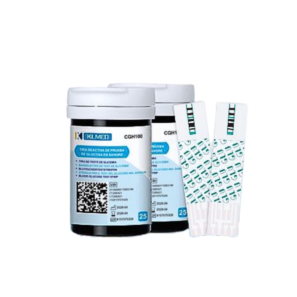 Bandelettes de test de glucose pour lecteur CGH11 (50 unités)