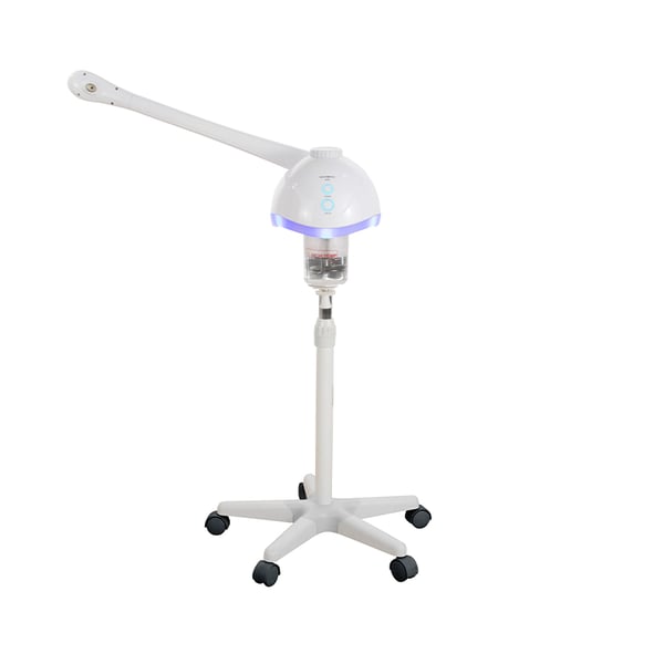 Vaporisateur frais pour le visage avec émission d'ozone et d'ions et aromathérapie : traitement idéal de la peau, des allergies et de l'asthme (capacité 0,9 litre)