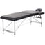 Largeur Table de massage pliant en aluminium 2 corps Kinefis suprême 55 cm (couleur noire)