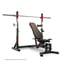 Banc multipositions Olympic Rack BH Fitness : conçu pour offrir une grande polyvalence dans l’entraînement de force en milieu semi-professionnel.