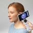 Caméra de diagnostic numérique : RCS-100 Riester avec objectifs interchangeables, utilisable comme otoscope, dermatoscope, objectif général et adaptateur d’endoscopie Caméra de diagnostic numérique : RCS-100 Riester avec objectifs interchangeables, utilisable comme otoscope, dermatoscope, objectif général et adaptateur d’endoscopie