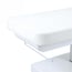 Table de massage électrique Nush+ : trois moteurs, LED RGB, matelas SuperSoft et revêtement en PU blanc