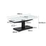 Table de massage électrique TRAPP PLUS avec 2 moteurs et base en bois