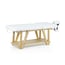 Table de soins fixe en bois Weelko SERR pour spa et institut de beauté (2 sections) avec étagère inférieure et rembourrage haut confort Table de soins fixe en bois Weelko SERR pour spa et institut de beauté (2 sections) avec étagère inférieure et rembourrage haut confort