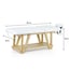 Table de soins fixe en bois Weelko SERR pour spa et institut de beauté (2 sections) avec étagère inférieure et rembourrage haut confort Table de soins fixe en bois Weelko SERR pour spa et institut de beauté (2 sections) avec étagère inférieure et rembourrage haut confort