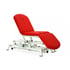 Brancard d'examen hydraulique : trois corps, type fauteuil, avec dossier inclinable négatif et roues escamotables - Mesures: 62 cm x 184 cm Standard Rembourré - Référence: CH-2135-AR.62 Brancard d'examen hydraulique : trois corps, type fauteuil, avec dossier inclinable négatif et roues escamotables - Mesures: 62 cm x 184 cm Standard Rembourré - Référence: CH-2135-AR.62