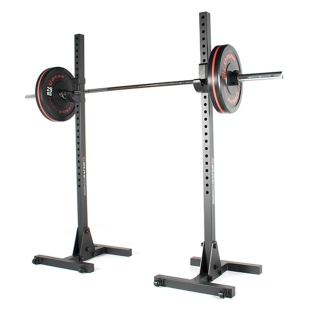 Barre D'Haltères Softee Avec Fixations Ressort - 45 Cm - Blanc - Pour Musculation à Domicile