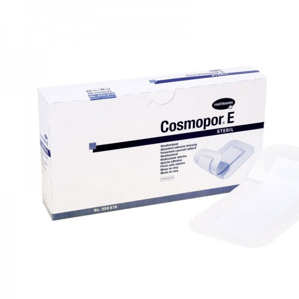 Cosmopor E 15 x 8 cm : Pansements auto-adhérents (carton 25 unités)