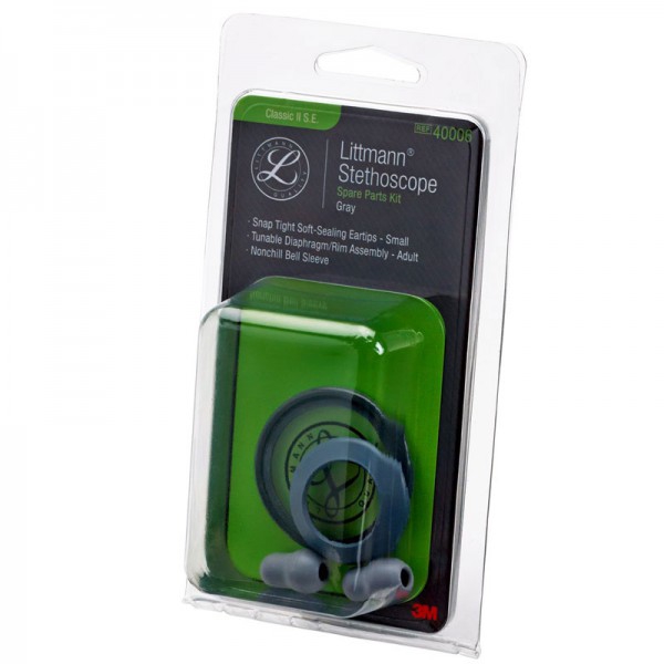 Kit de pièces de rechange pour stéthoscope Littmann Classic II S.E (différentes couleurs) Kit de pièces de rechange pour stéthoscope Littmann Classic II S.E (différentes couleurs)