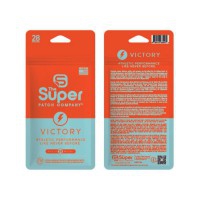 Victory Super Patch - Pack de 28 Patchs : Stimulation vibrotactile qui peut améliorer l'énergie, l'équilibre, l'endurance et la force Victory Super Patch - Pack de 28 Patchs : Stimulation vibrotactile qui peut améliorer l'énergie, l'équilibre, l'endurance et la force