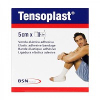 Tensoplast 5 cm x 4,5 mètres : Bande élastique adhésive Tensoplast 5 cm x 4,5 mètres : Bande élastique adhésive