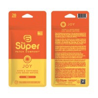 Joy Super Patch - Pack de 28 Patchs : Technologie non invasive permettant d'améliorer la sensation de bien-être et de bonheur grâce à la stimulation vibrotactile Joy Super Patch - Pack de 28 Patchs : Technologie non invasive permettant d'améliorer la sensation de bien-être et de bonheur grâce à la stimulation vibrotactile
