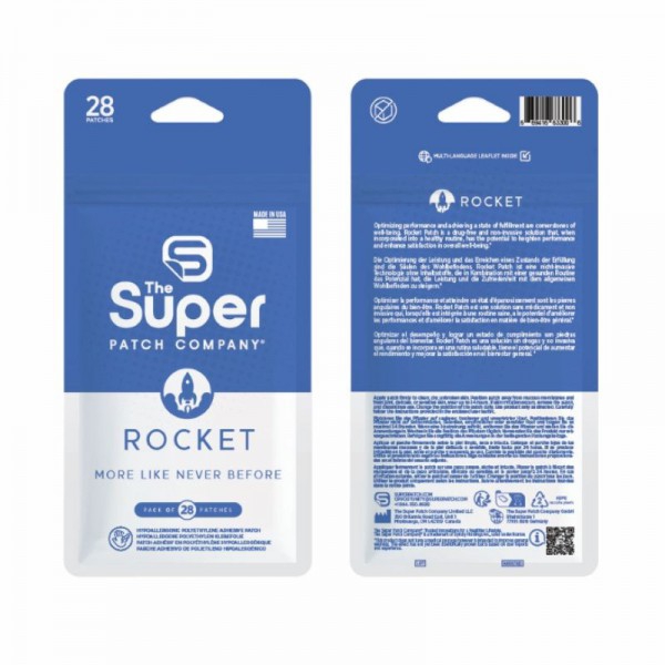 ROCKET Super Patch - Pack de 28 Patchs : Stimulation vibrotactile qui peut augmenter les performances et améliorer la satisfaction du bien-être général ROCKET Super Patch - Pack de 28 Patchs : Stimulation vibrotactile qui peut augmenter les performances et améliorer la satisfaction du bien-être général