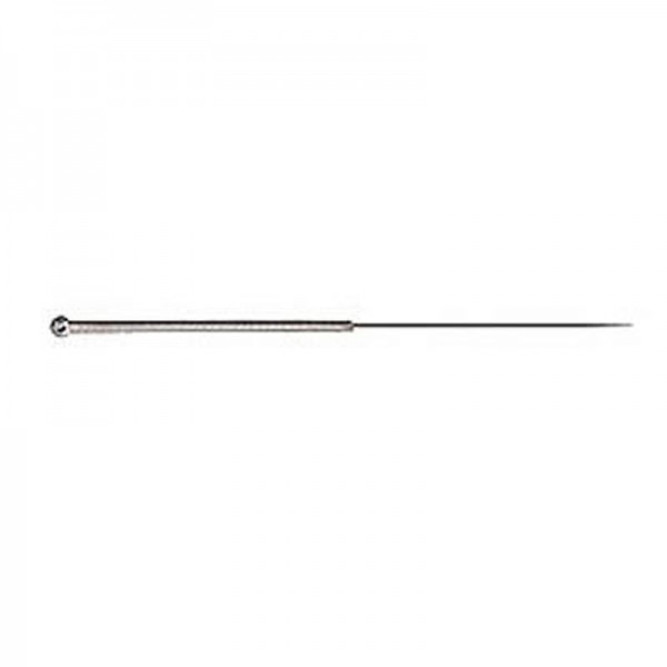 Aiguilles Acupuncture - manche en argent avec tête ronde sans guide Zenlong 0,20X13 mm Aiguilles Acupuncture - manche en argent avec tête ronde sans guide Zenlong 0,20X13 mm